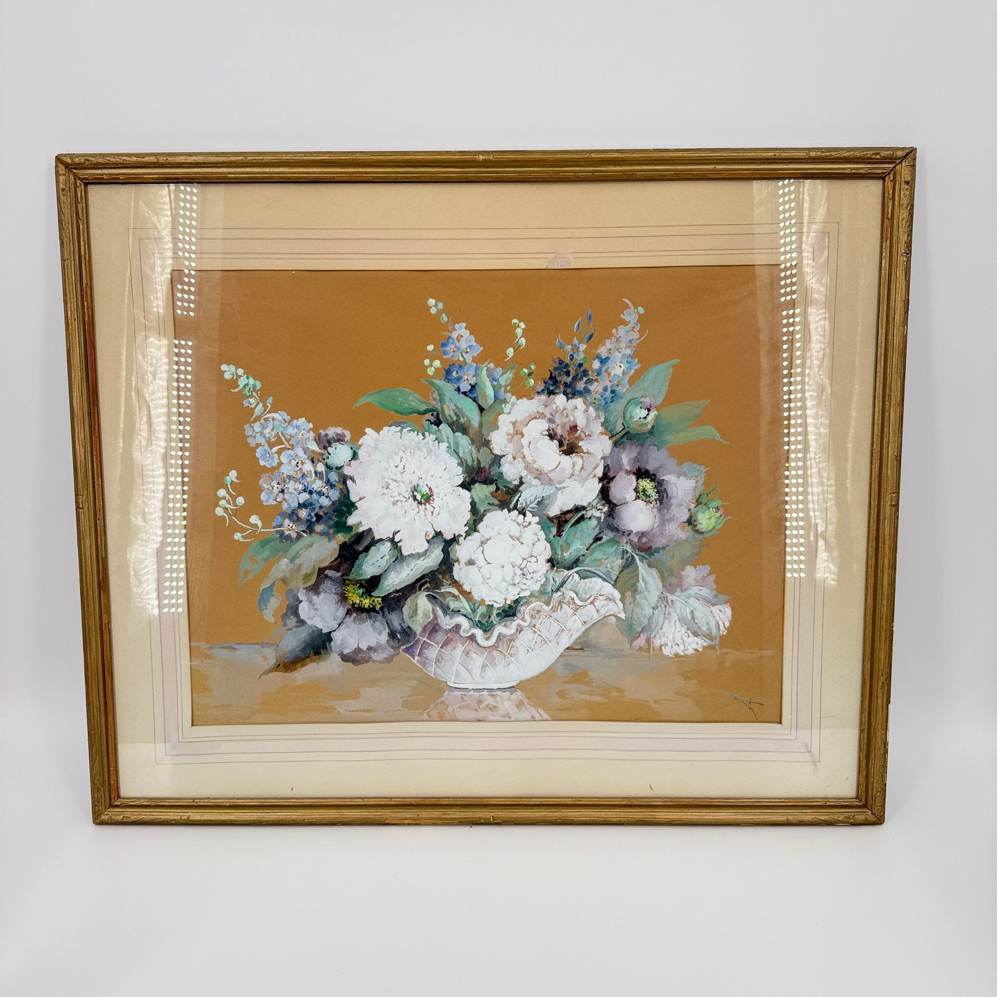 Floral Glass Frame Project