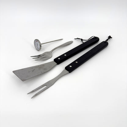 BBQ Tool Set With Thermometer