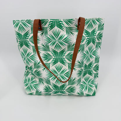 Thirty-One Palm Print Tote Bag