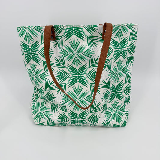 Thirty-One Palm Print Tote Bag