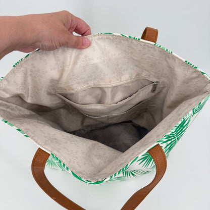 Thirty-One Palm Print Tote Bag