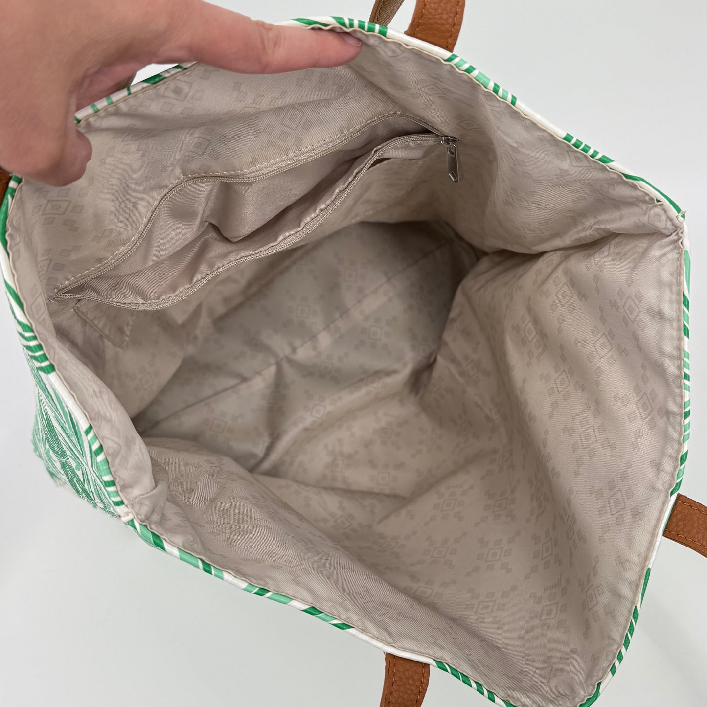 Thirty-One Palm Print Tote Bag