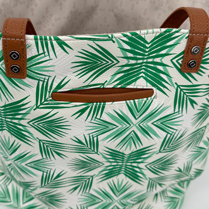 Thirty-One Palm Print Tote Bag