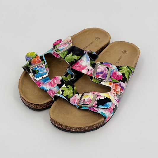 Ashley Blue Buckle Sandals (10)