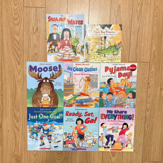 Robert Munsch Kids Book Lot of 8