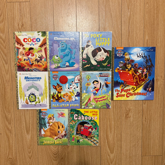 Little Golden Book Lot of 9