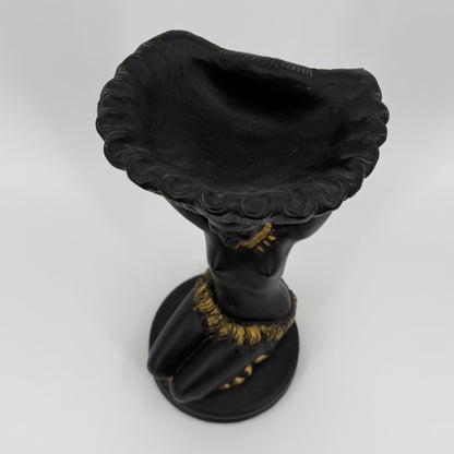 African Decor Bowl Figurine