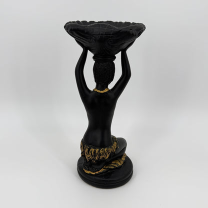 African Decor Bowl Figurine
