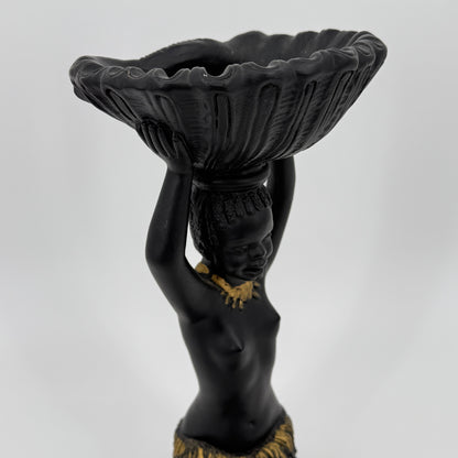 African Decor Bowl Figurine