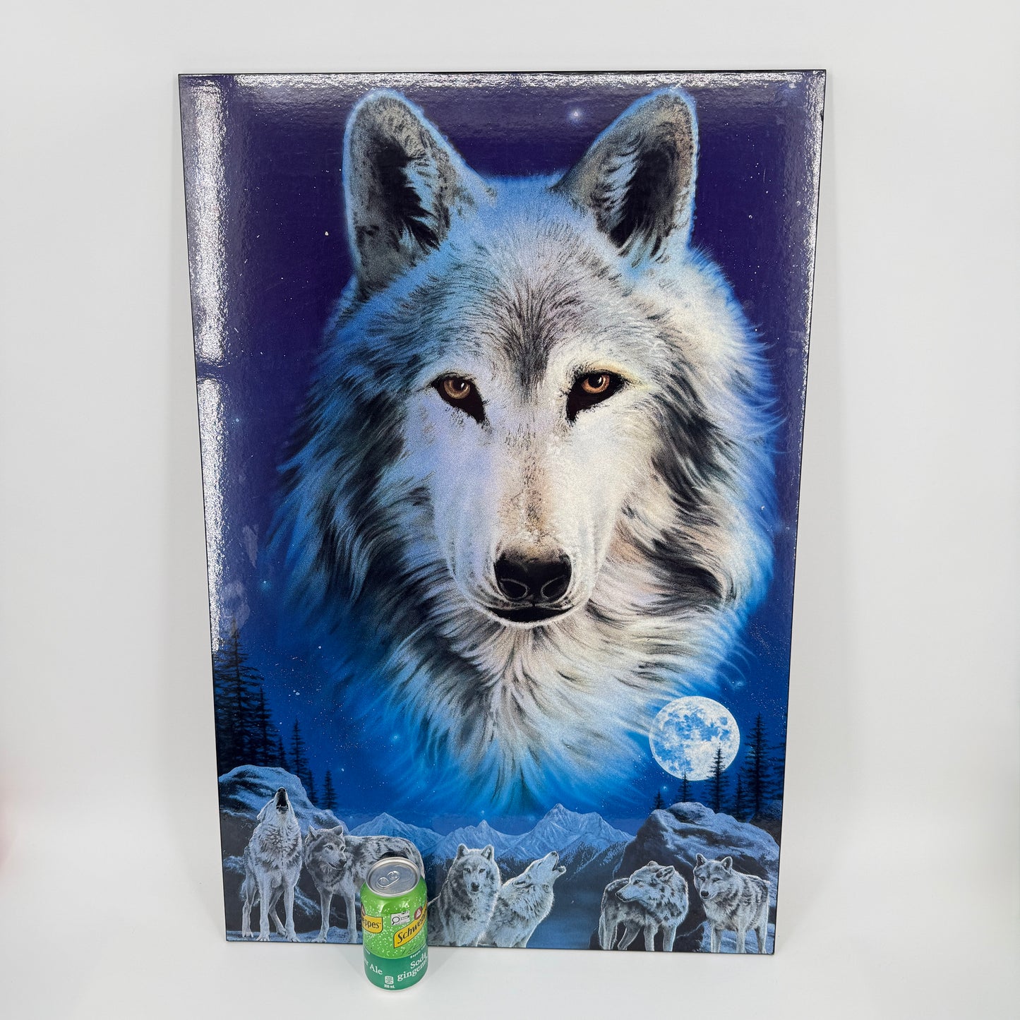 Wolf Moon Wall Plaque
