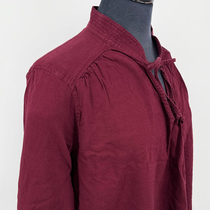 Old Navy Tie Neck Blouse
