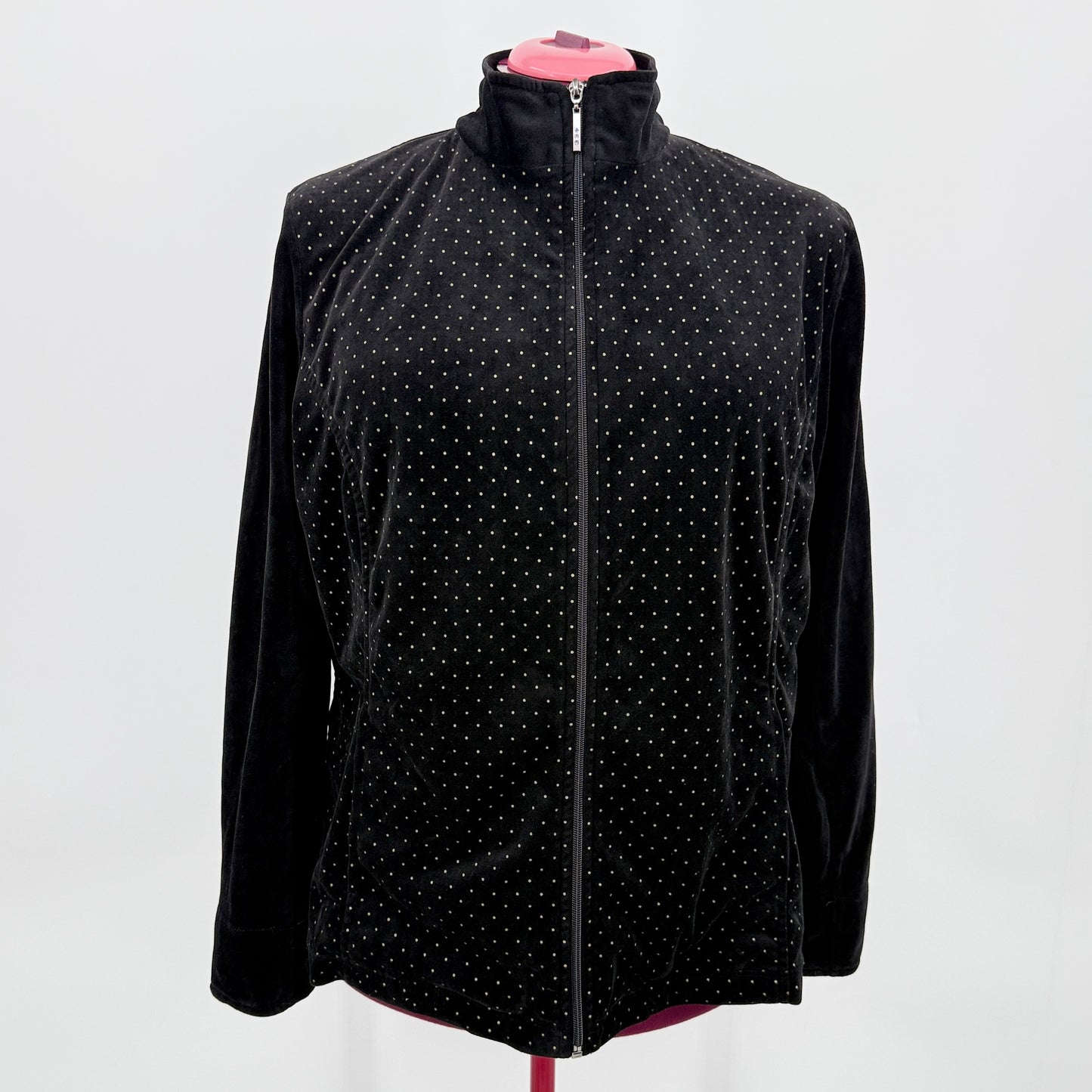 Alia Velour Zip Jacket