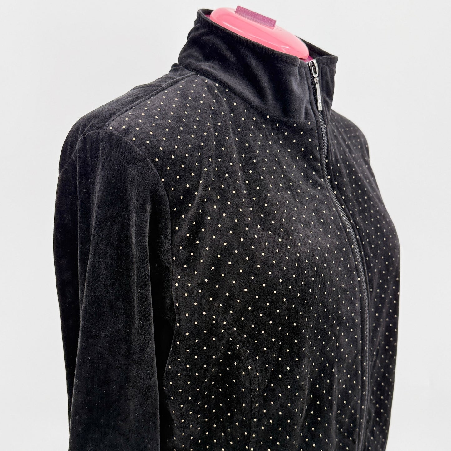 Alia Velour Zip Jacket