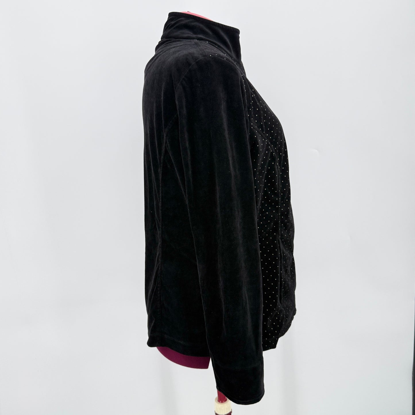 Alia Velour Zip Jacket