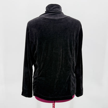 Alia Velour Zip Jacket