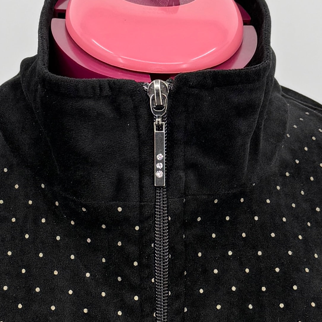Alia Velour Zip Jacket