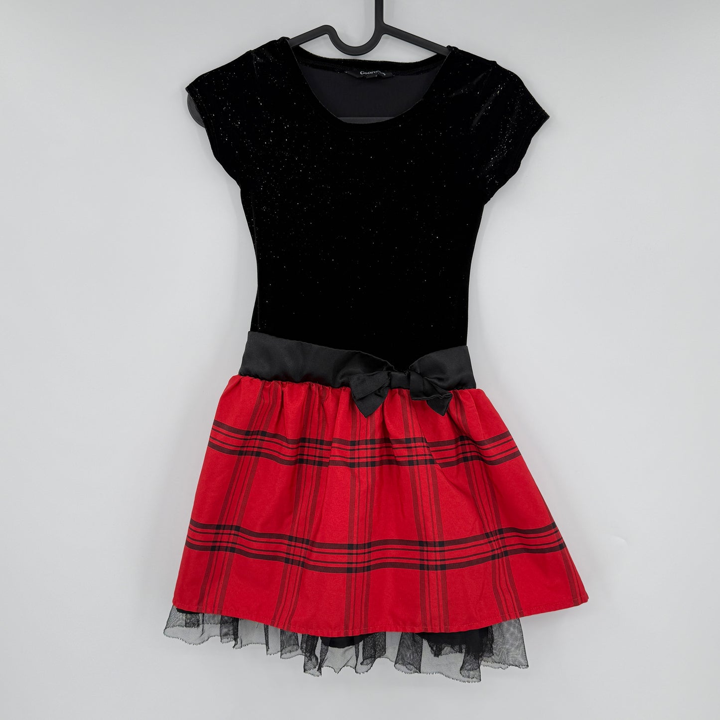 George Plaid Holiday Dress