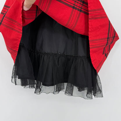 George Plaid Holiday Dress