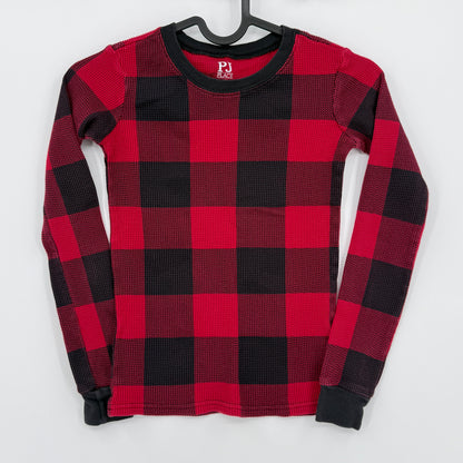 PJ Place Buffalo Plaid Top