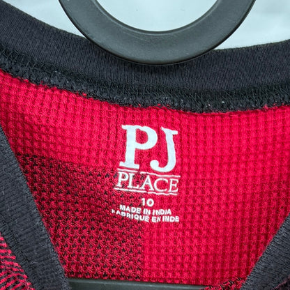 PJ Place Buffalo Plaid Top