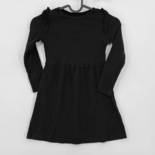 H&M Ruffle Ribbed Dress