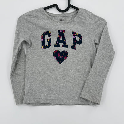 Gap Floral Logo Long Sleeve Tee