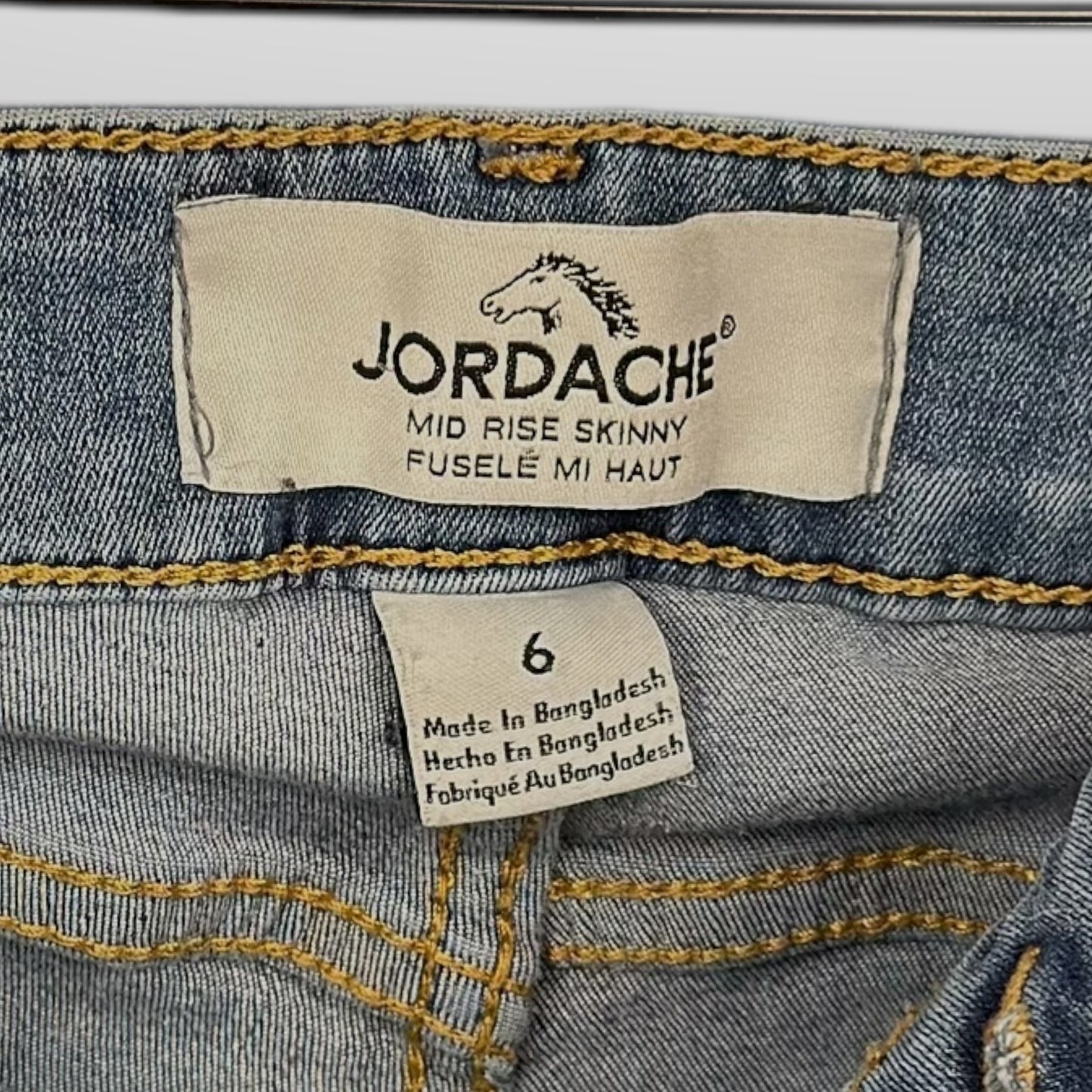 Jordache Mid-Rise Skinny Jeans