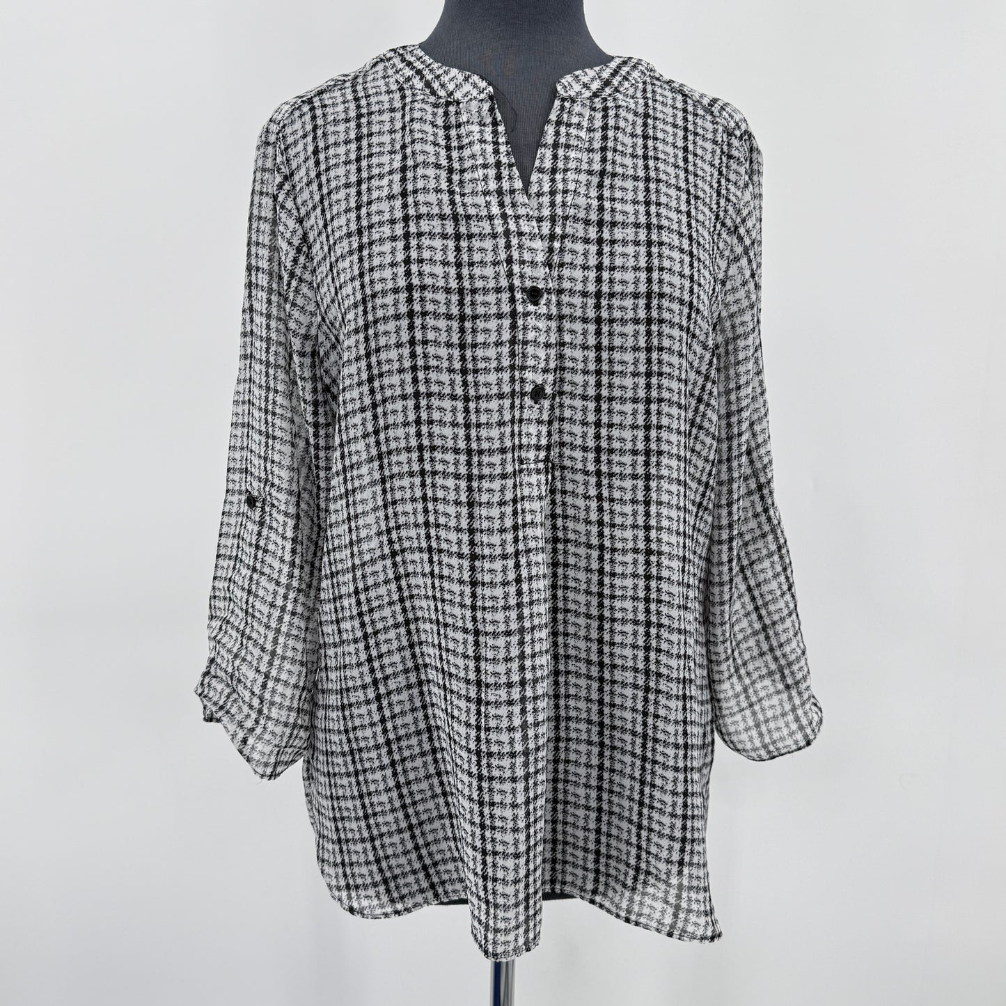 Lily Morgan Plaid Blouse