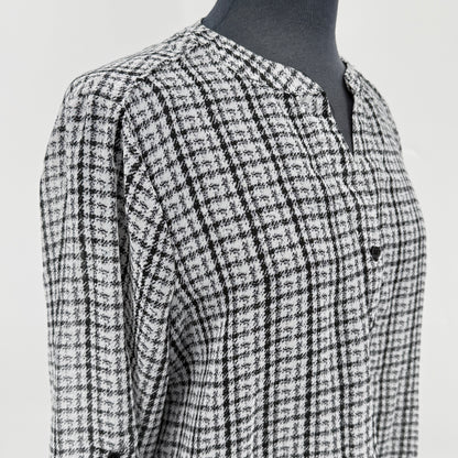 Lily Morgan Plaid Blouse