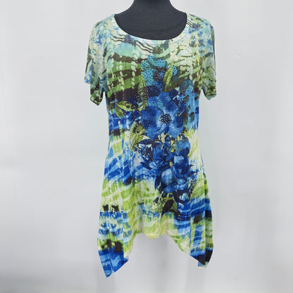 Creation Floral Rhinestone Tunic