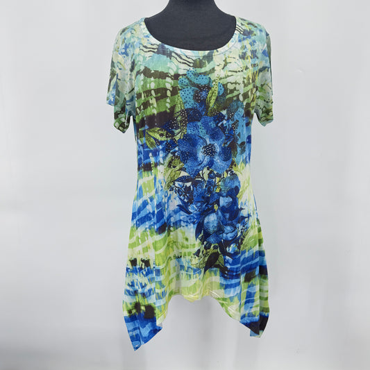 Creation Floral Rhinestone Tunic