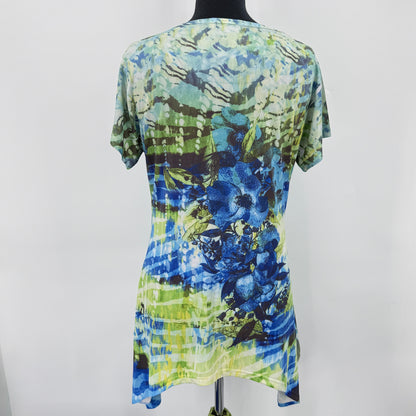 Creation Floral Rhinestone Tunic