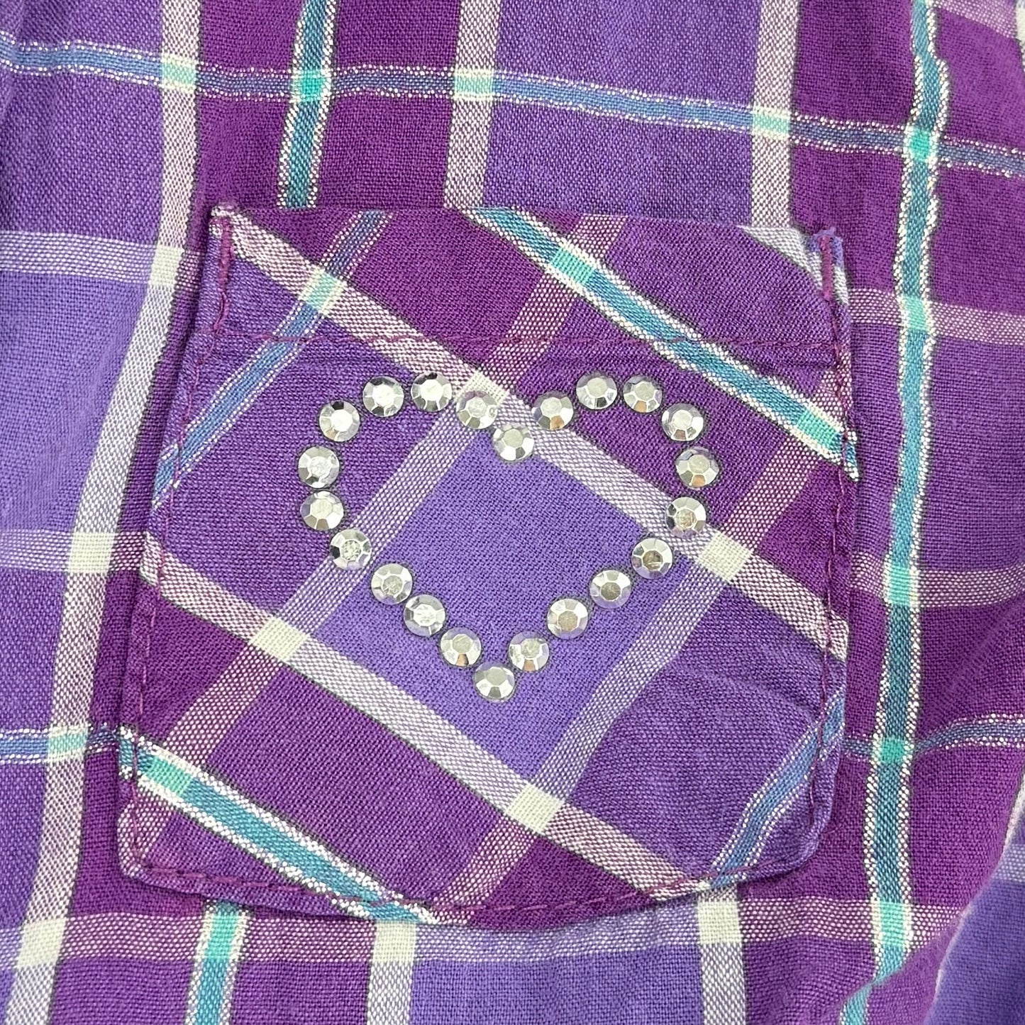 George Plaid Ruffle Shirt