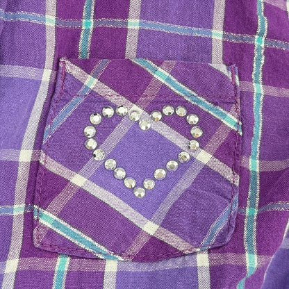 George Plaid Ruffle Shirt