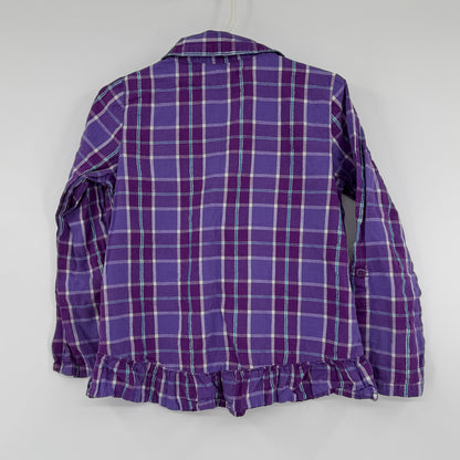 George Plaid Ruffle Shirt