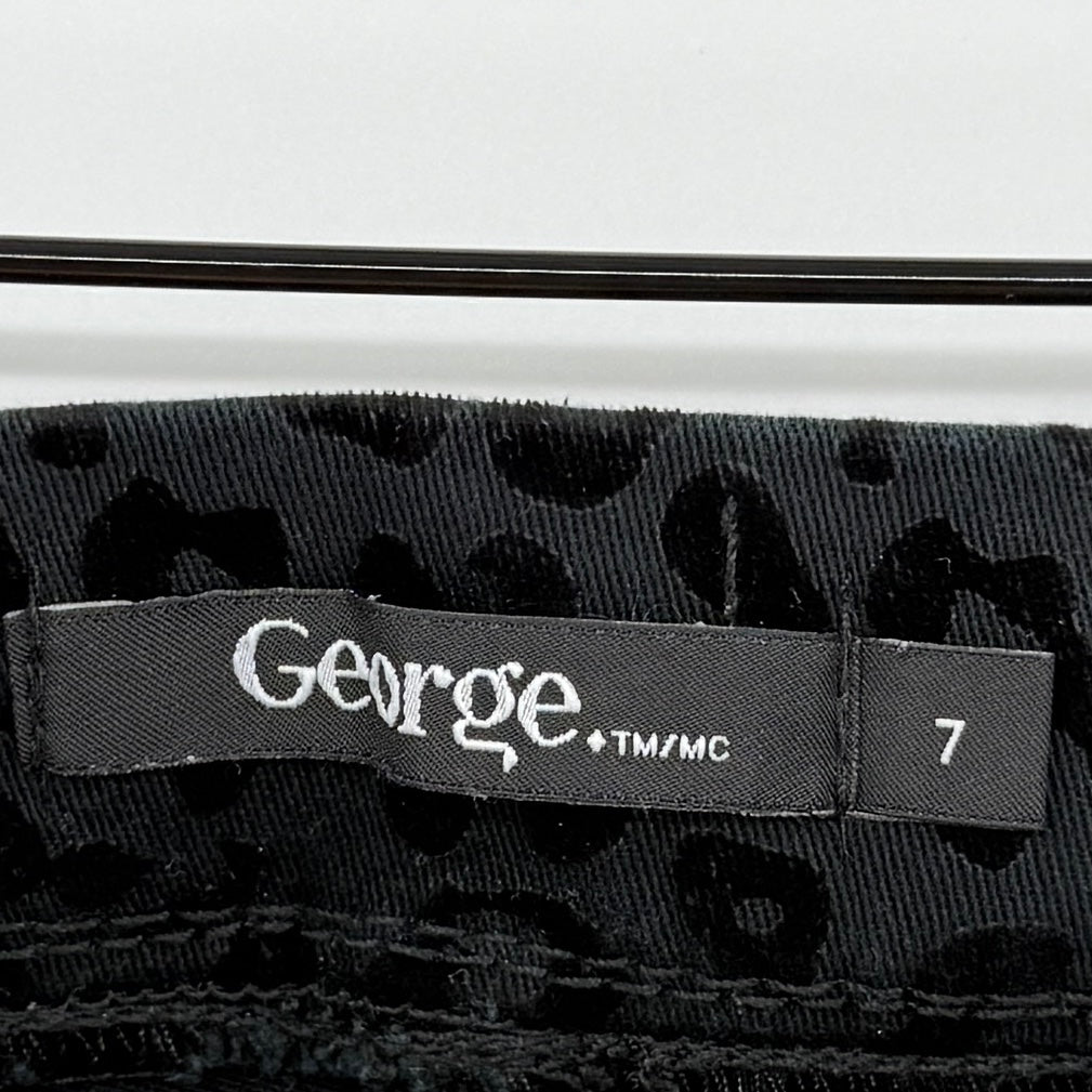 George Leopard Skinny Pants
