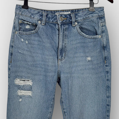 Garage Distressed Mom Jeans