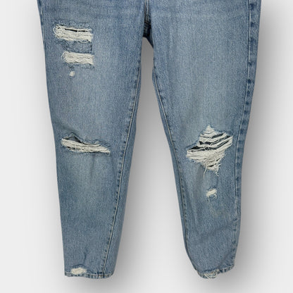 Garage Distressed Mom Jeans