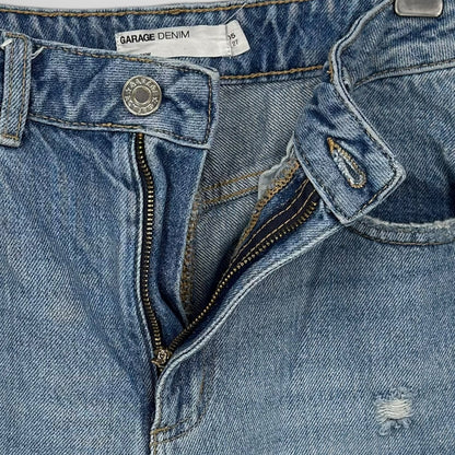 Garage Distressed Mom Jeans