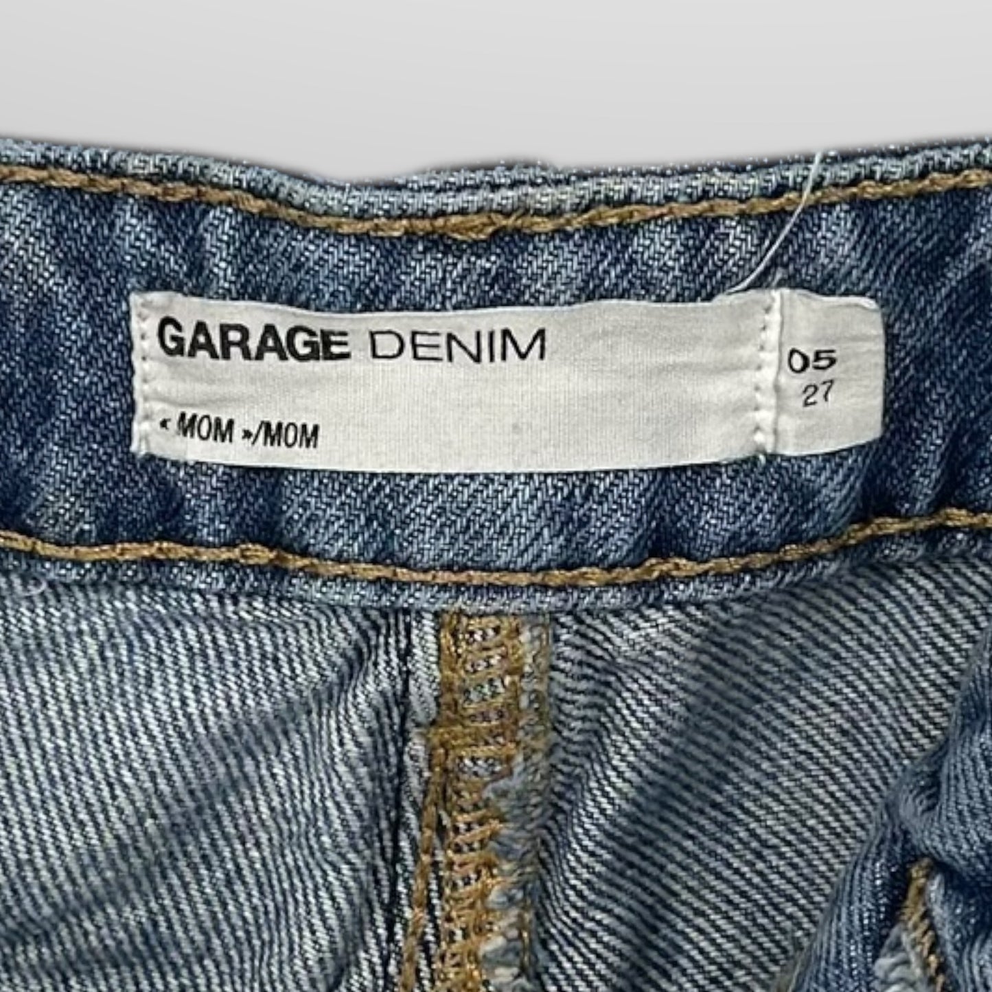 Garage Distressed Mom Jeans