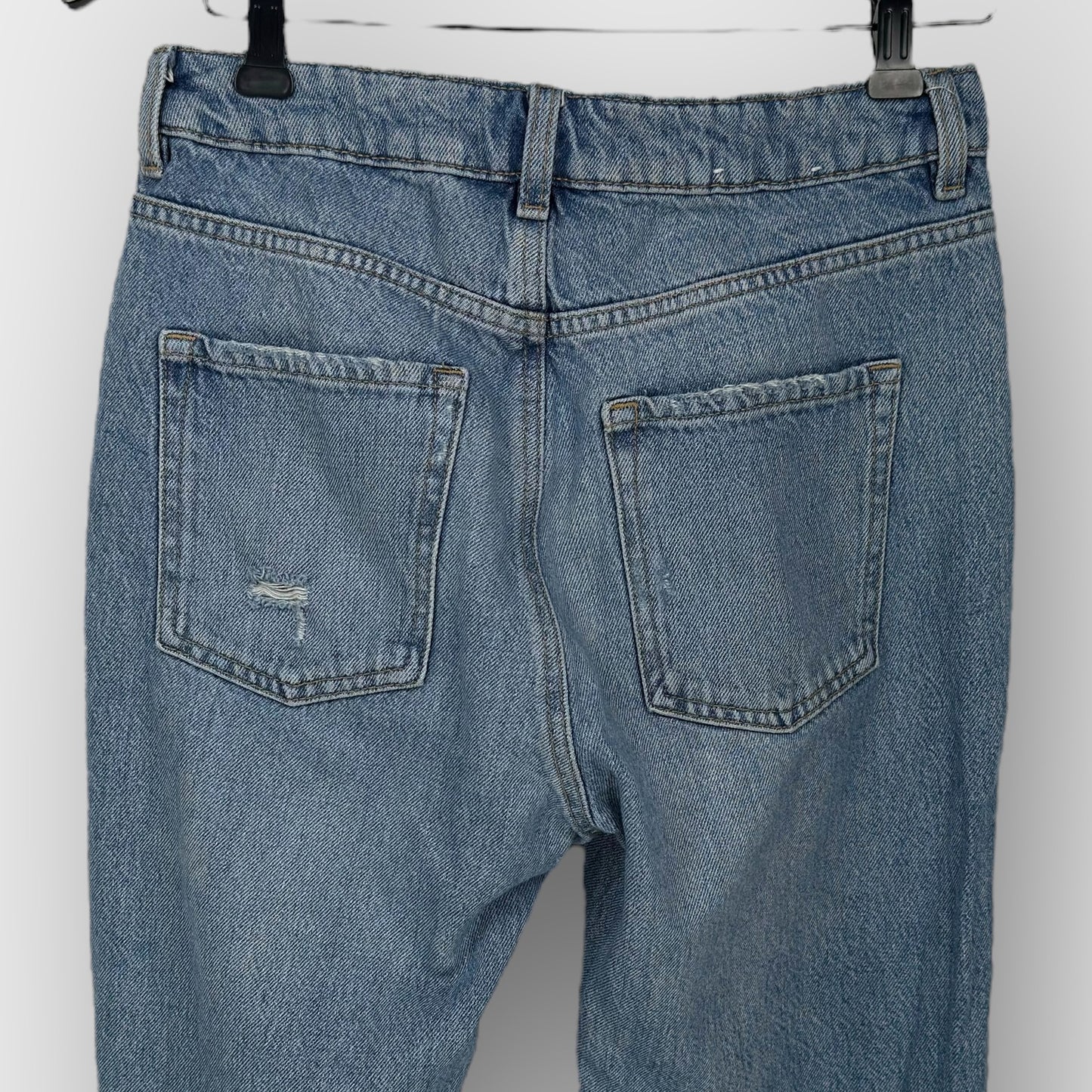 Garage Distressed Mom Jeans