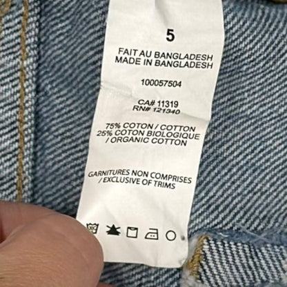 Garage Distressed Mom Jeans