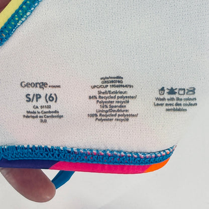 George Striped Swim Top (S)