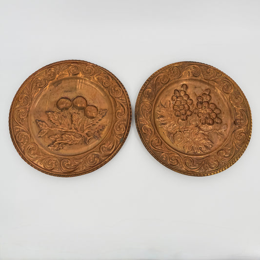 Vintage Fruit Wall Plates