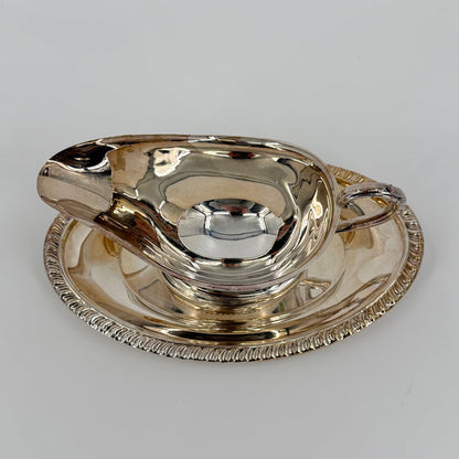 Wm A Rogers Silver Gravy Boat