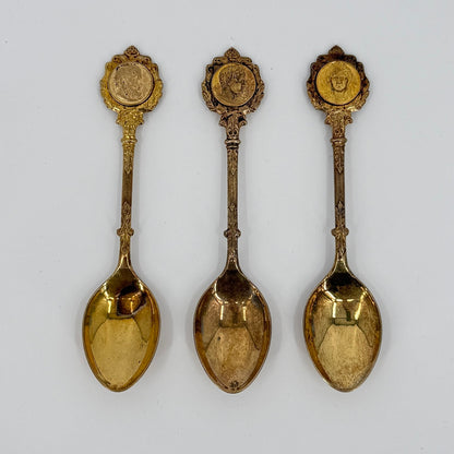 Vintage Portrait Spoon Set