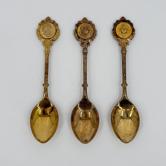 Vintage Portrait Spoon Set
