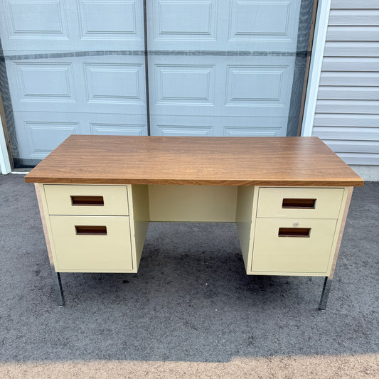 Retro Metal Office Desk