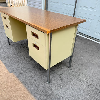 Retro Metal Office Desk