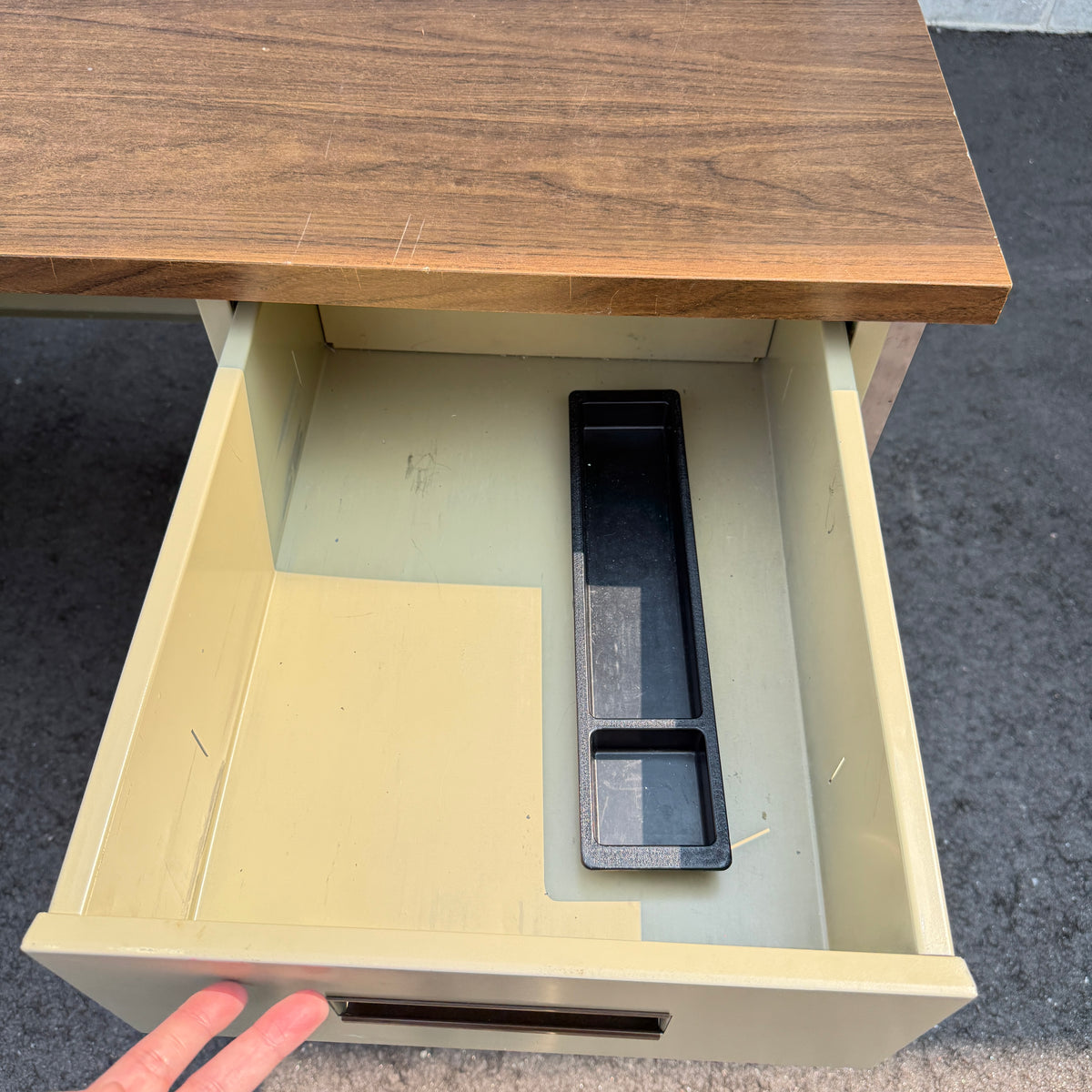 Retro Metal Office Desk